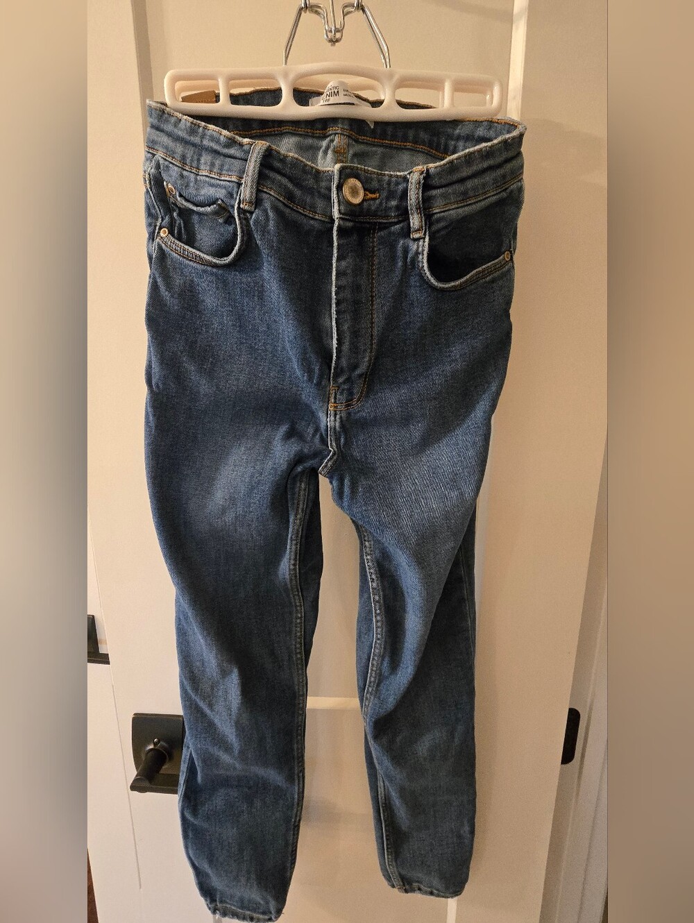 ZARA Trafaluc Classic Denim Jeans Dark Blue Size EURO 30 USA 8